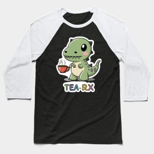 Trex having tea Baseball T-Shirt